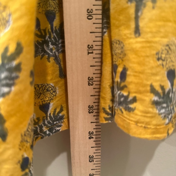 Emerson Fry India Collection Marigold Kimono Organic Cotton Boho Layer Sz M/L - Picture 4 of 9